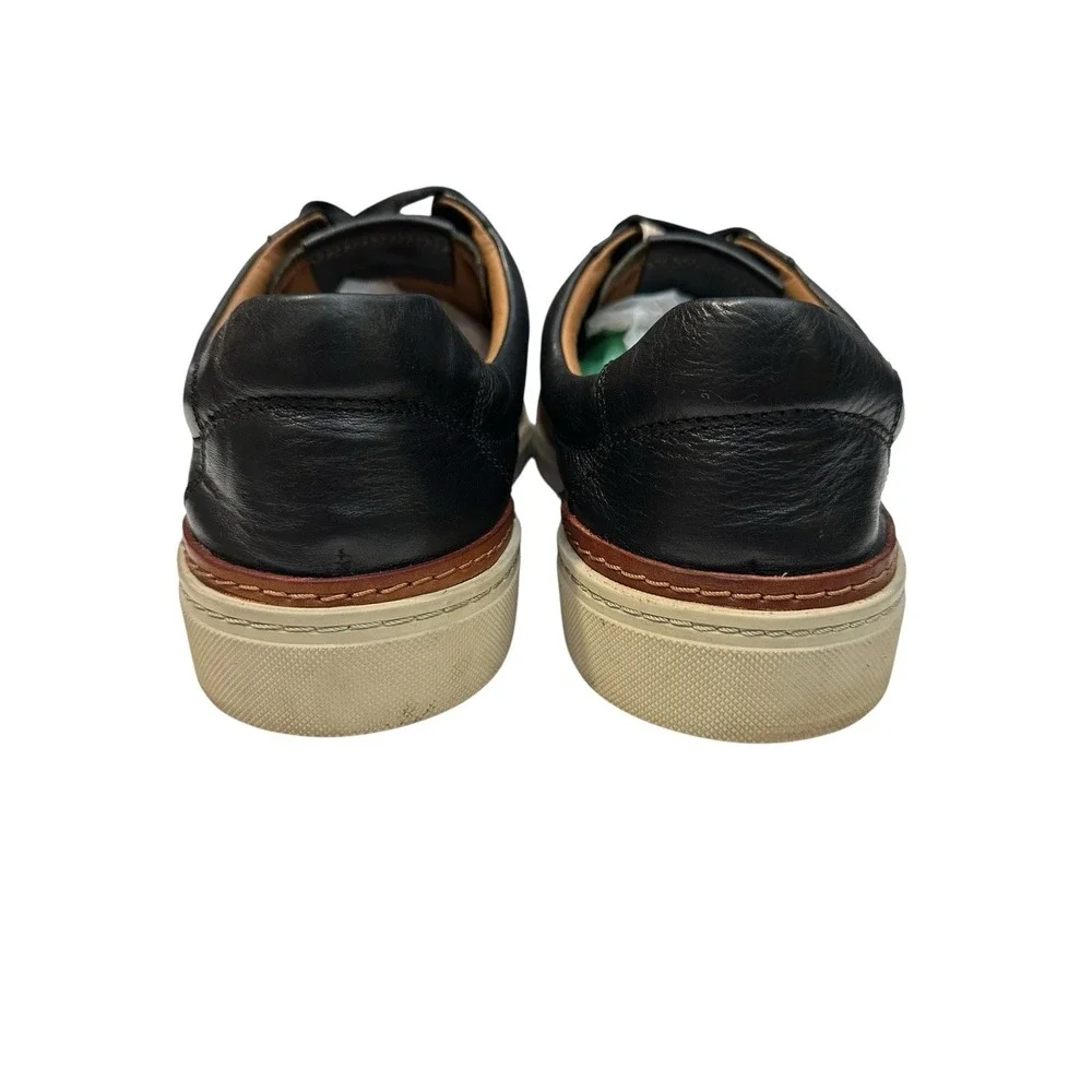 Allen Edmonds PORTER CITY Casual Derby Sneakers Sz 9 Black Leather Lace Up S76-1